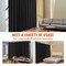 Polyester Fabric Carbon Steel Room Divider with Wheels & Privacy Curtain